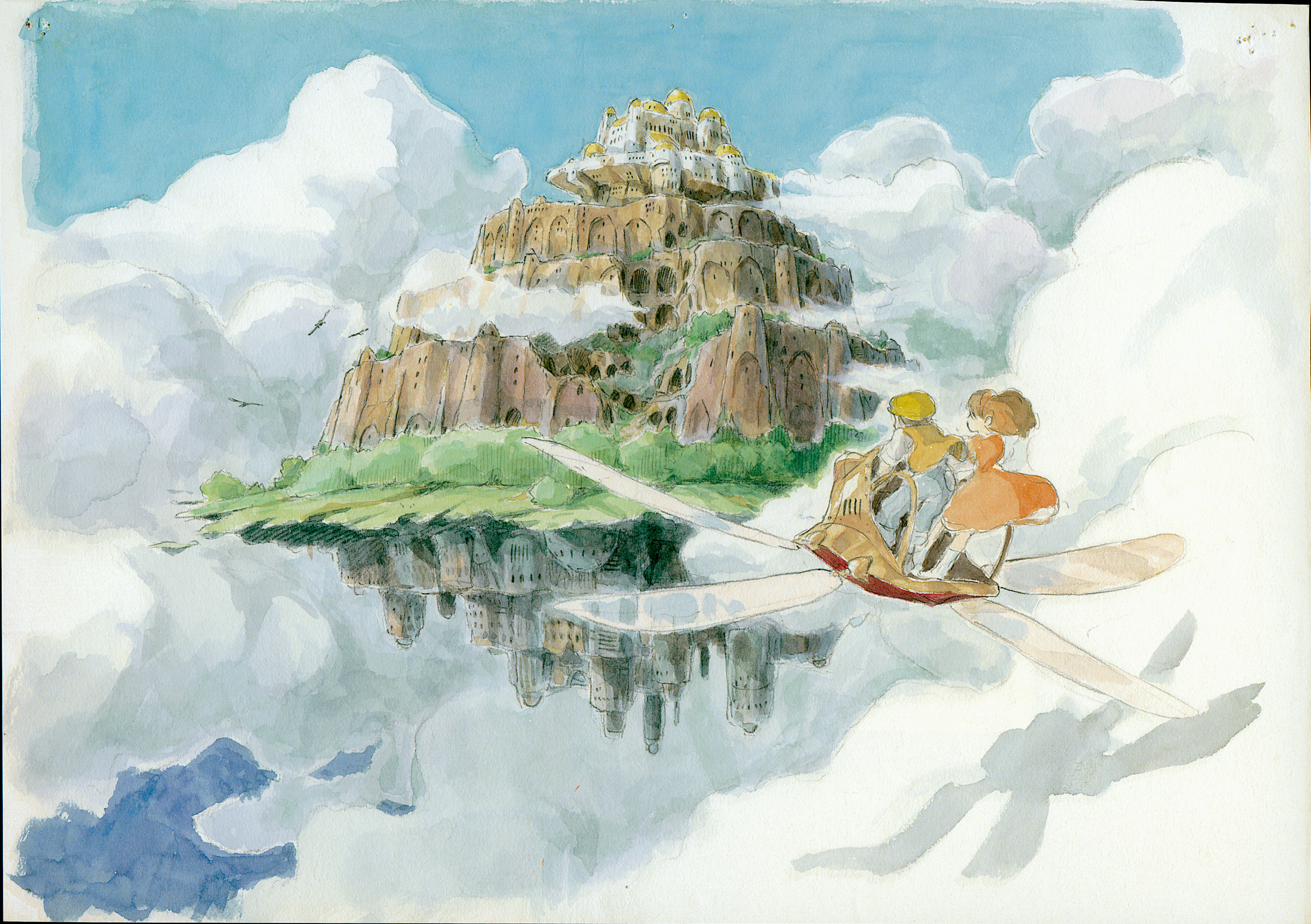 pazu, Studio, Ghibli, Laputa, Castle, In, The, Sky, Sheeta Wallpaper