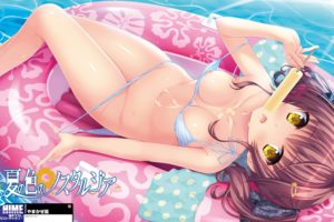 anime girls, Anime, Bikini, Natsu no Iro no Nostalgia, Orikuchi Miu
