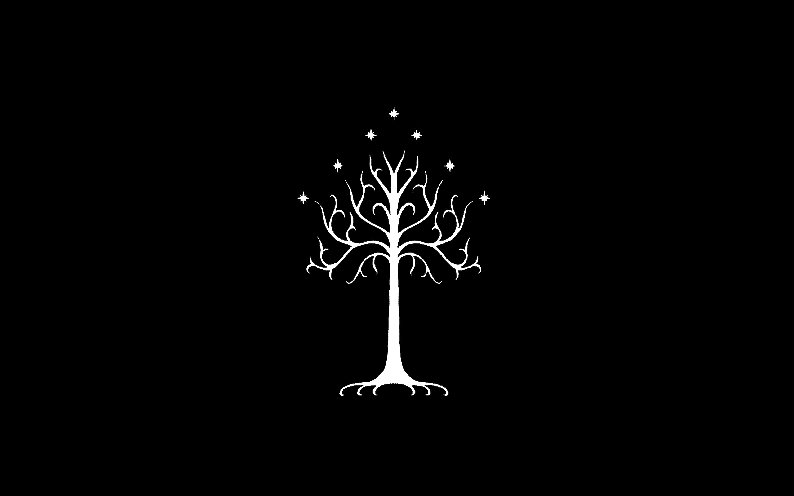 the, Lord, Of, The, Rings, White, Tree, Gondor, Arms Wallpaper