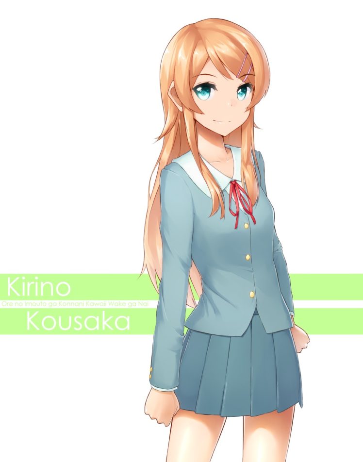 Kousaka Kirino, Ore no Imouto ga Konnani Kawaii Wake ga Nai, School uniform HD Wallpaper Desktop Background