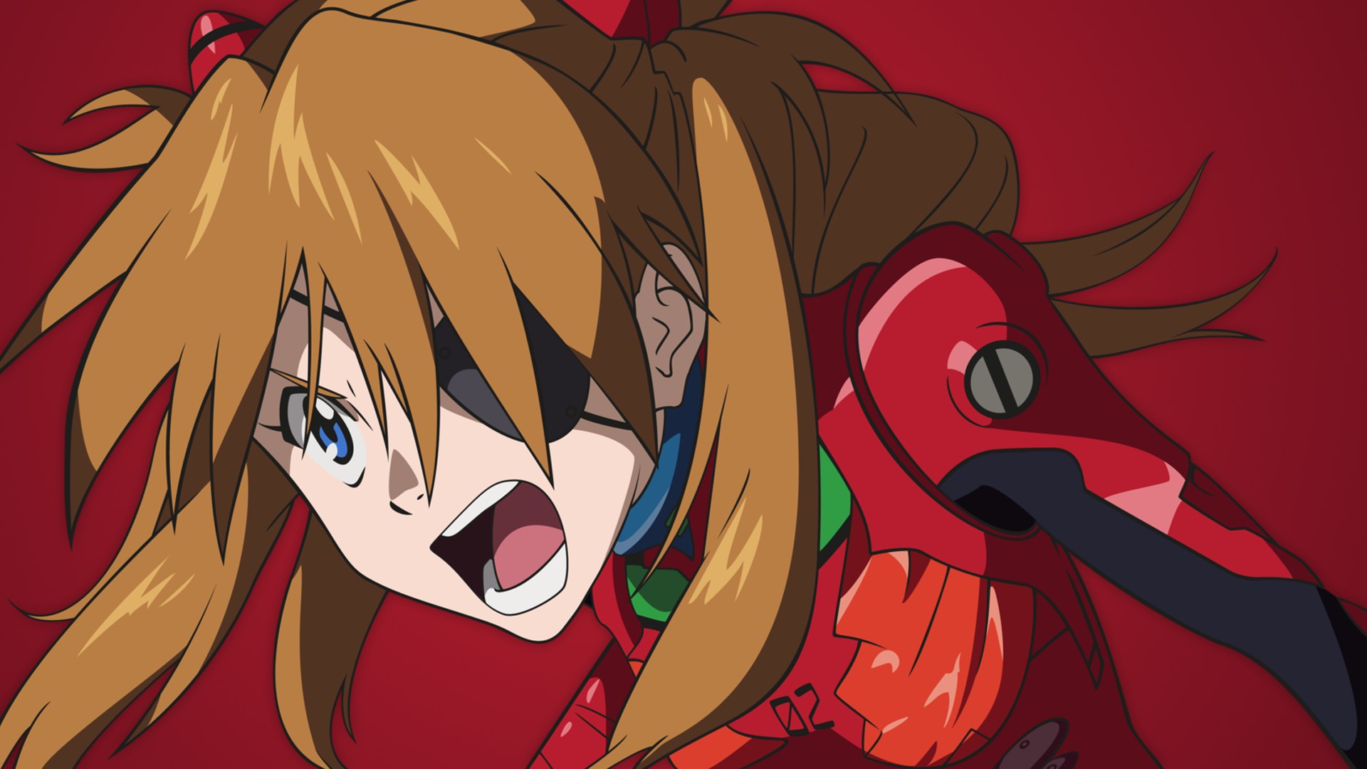 Neon Genesis Evangelion, Eyepatches, Asuka Langley Soryu Wallpaper
