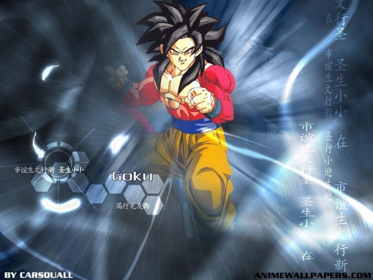 Dragon Ball GT, Son Goku, Super Saiyan 4 HD Wallpaper Desktop Background