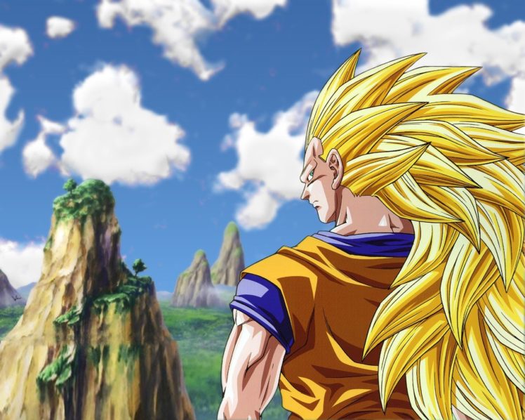 Dragon Ball Z, Son Goku, Super Saiyan 3 HD Wallpaper Desktop Background