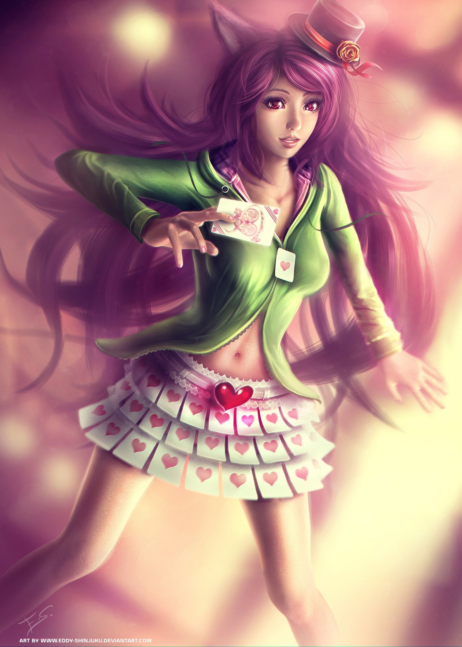 anime girls, Anime, Pink hair Wallpaper