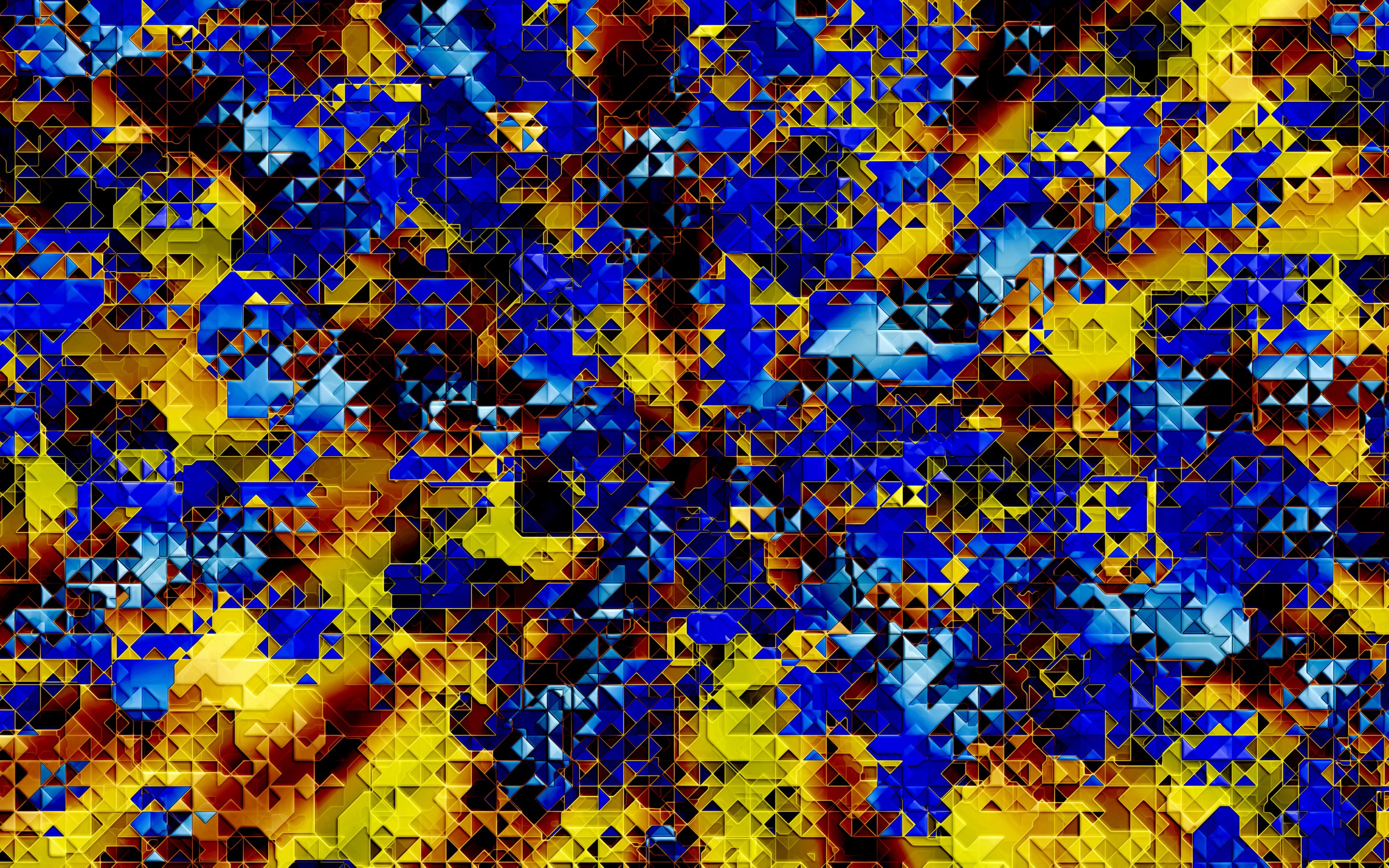 abstraction, Pattern, Color, Blue, Mind, Teaser, Psychedelic Wallpaper