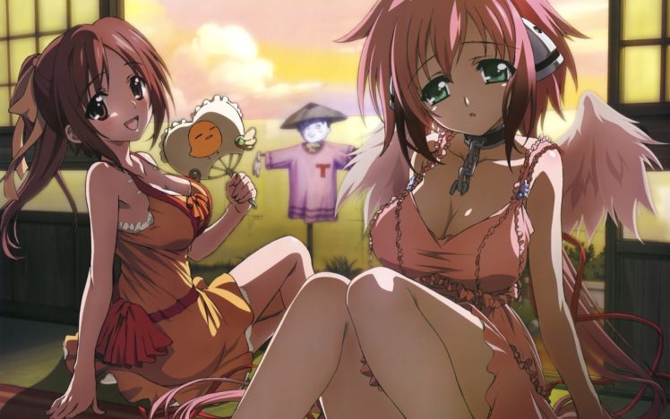 anime, Anime girls, Sora no Otoshimono, Mitsuki Sohara, Ikaros HD Wallpaper Desktop Background