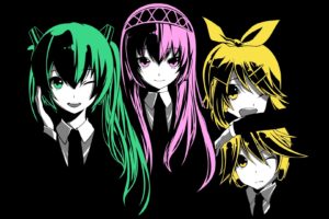 Hatsune Miku, Vocaloid, Megurine Luka, Kagamine Rin, Kagamine Len