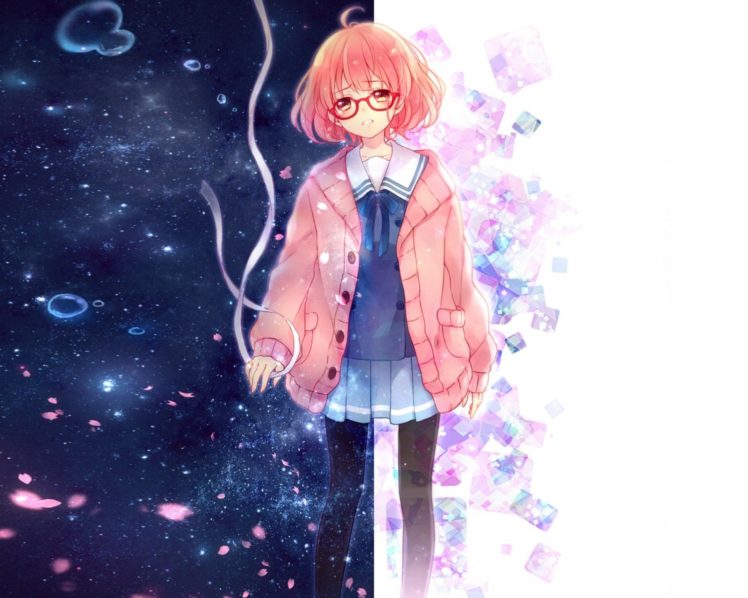 Kyoukai no Kanata, Kuriyama Mirai, Pink hair, Anime girls HD Wallpaper Desktop Background