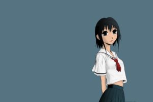 Sundome, Sahana Kurumi, School uniform, Short hair, Okada Kazuto