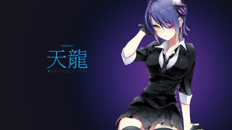 anime girls, Kantai Collection, Tenryuu (KanColle) HD Wallpaper Desktop Background