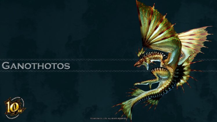 Monster Hunter, Plesioth HD Wallpaper Desktop Background