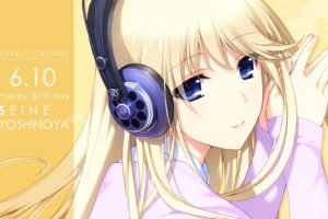 anime, Anime girls, Headphones, Lovely x Cation 2, Yoshinoya Seine