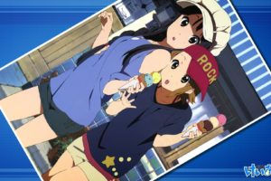 anime, Anime girls, K ON!, Akiyama Mio, Tainaka Ritsu
