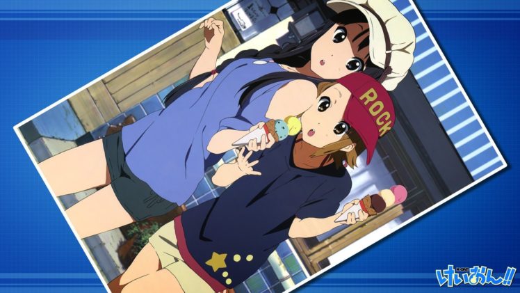 anime, Anime girls, K ON!, Akiyama Mio, Tainaka Ritsu HD Wallpaper Desktop Background