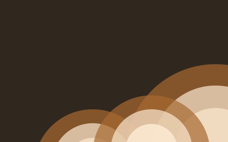 minimalistic, Vector, Brown HD Wallpaper Desktop Background