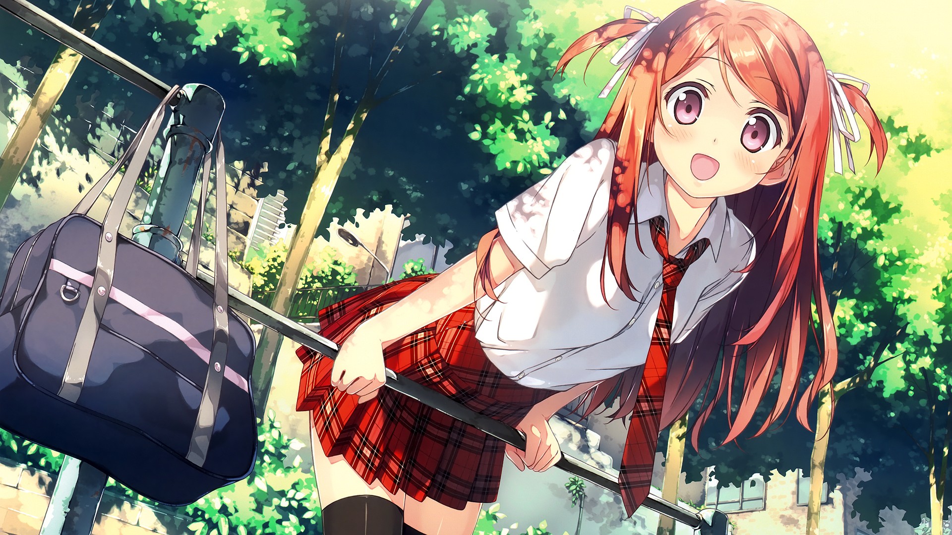 school uniform, Anime girls, Anime, Kantoku, Schoolgirls, Your Diary Wallpaper