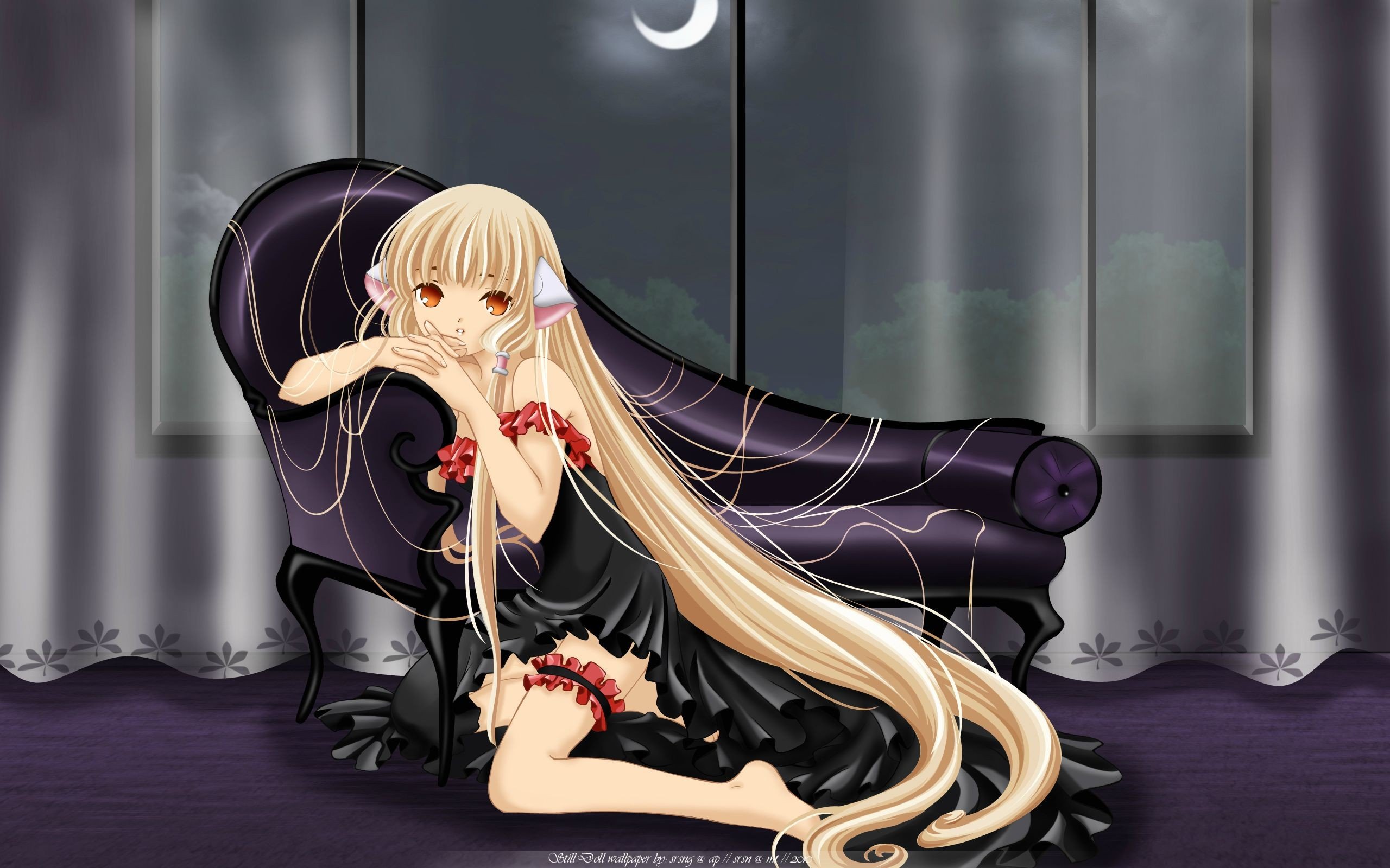 Awesome Chobits Home Screen Wallpaper for Macbook 1080P