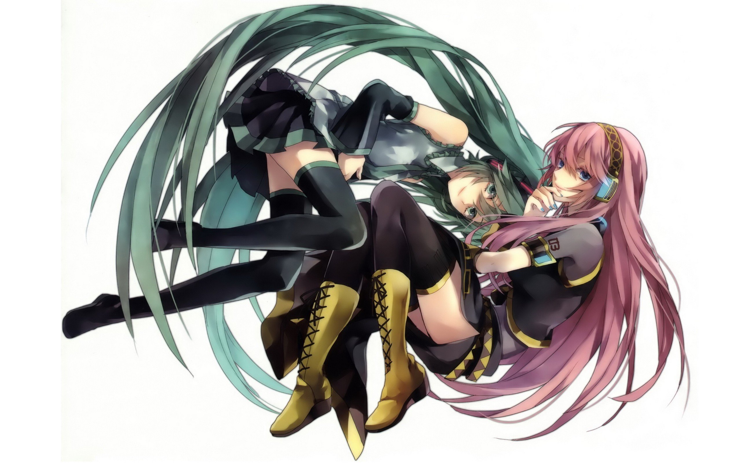 Vocaloid, Hatsune Miku, Megurine Luka, Anime girls, Anime Wallpaper