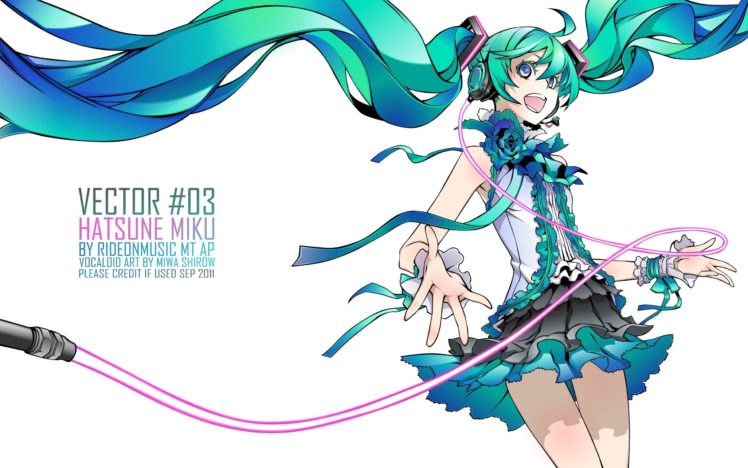 Hatsune Miku, Vocaloid, Anime girls, Anime HD Wallpaper Desktop Background