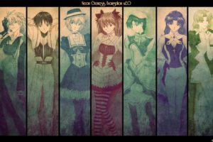 Neon Genesis Evangelion, Anime girls, Anime