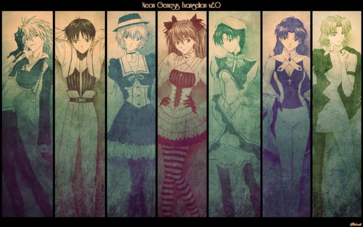 Neon Genesis Evangelion, Anime girls, Anime HD Wallpaper Desktop Background