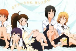 anime, Working!!, Inami Mahiru, Shirafuji Kyouko, Taneshima Popura, Todoroki Yachiyo, Yamada Aoi