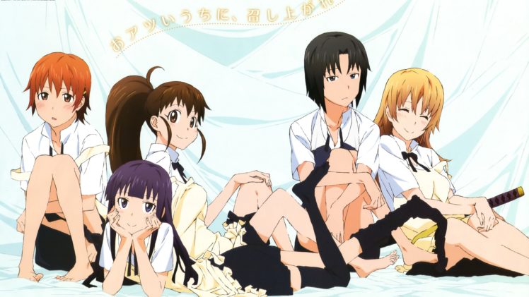 anime, Working!!, Inami Mahiru, Shirafuji Kyouko, Taneshima Popura, Todoroki Yachiyo, Yamada Aoi HD Wallpaper Desktop Background