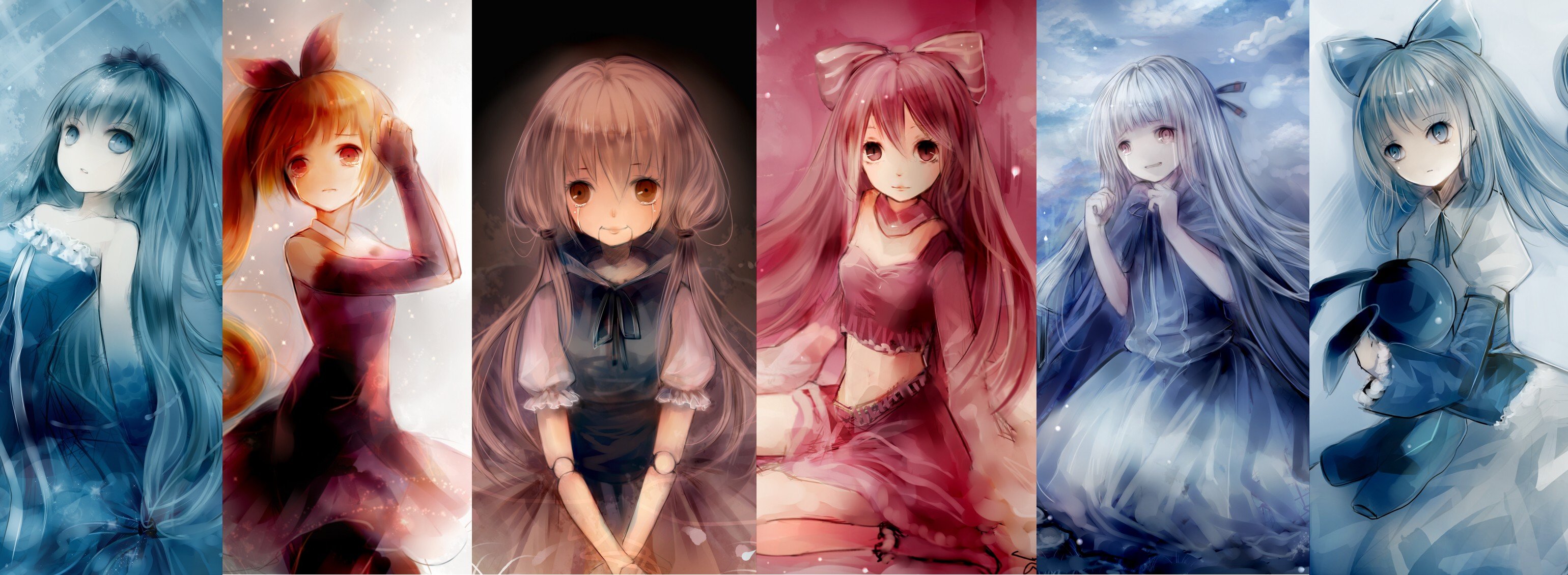 anime girls, Original characters Wallpaper