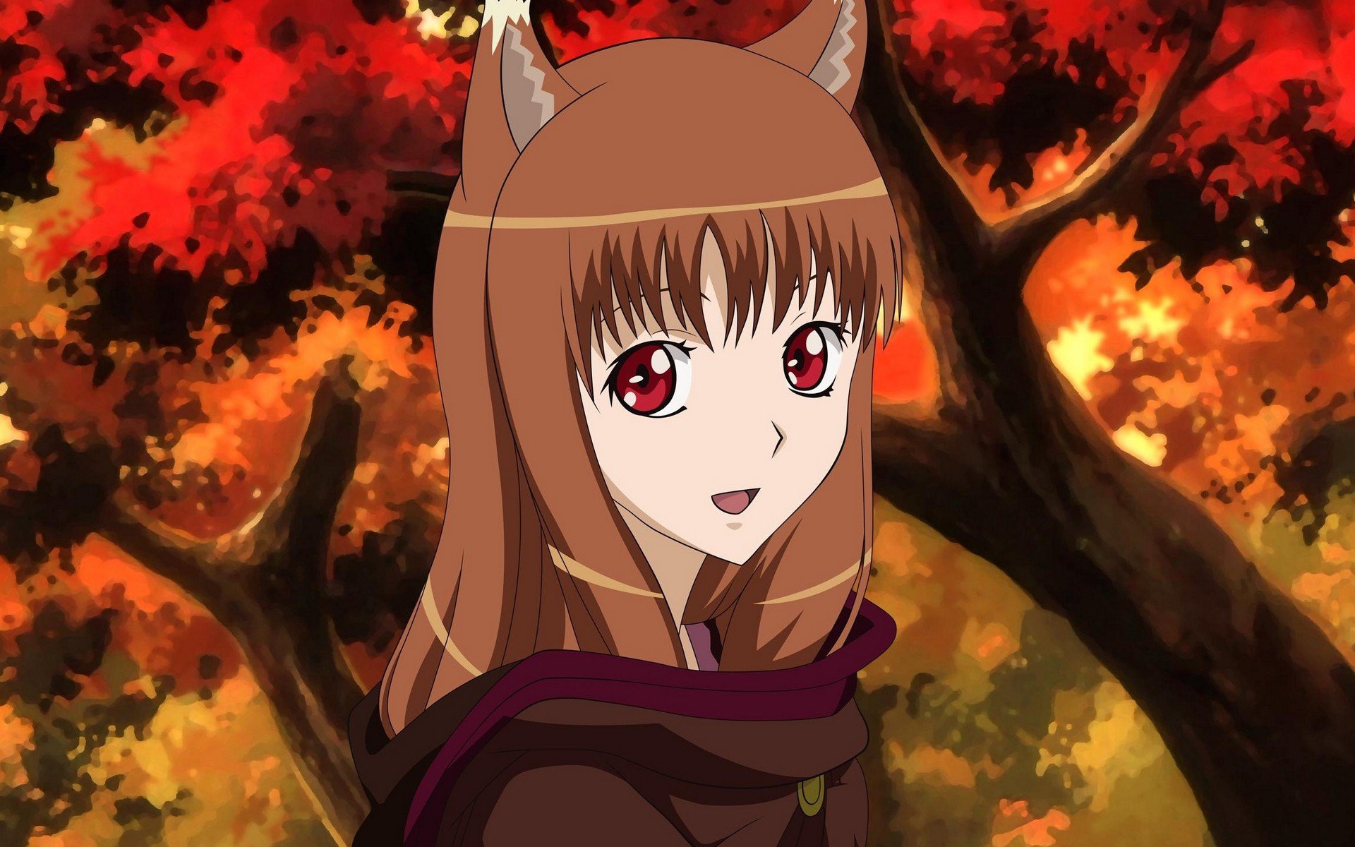 Spice and Wolf Wallpaper