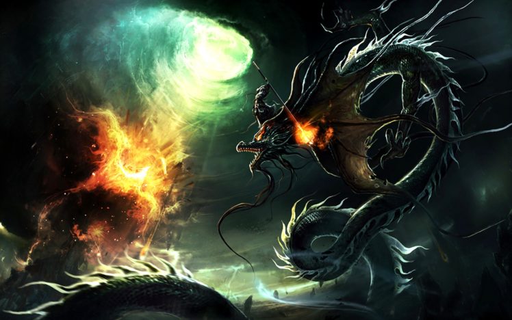 dragons, Fire, Destruction, Legendary, End, Dragon, Legendary, Dragon HD Wallpaper Desktop Background