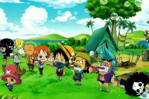 One Piece, Nico Robin, Roronoa Zoro, Nami, Monkey D. Luffy, Usopp, Franky, Brook, Sanji, Tony Tony Chopper, Chibi