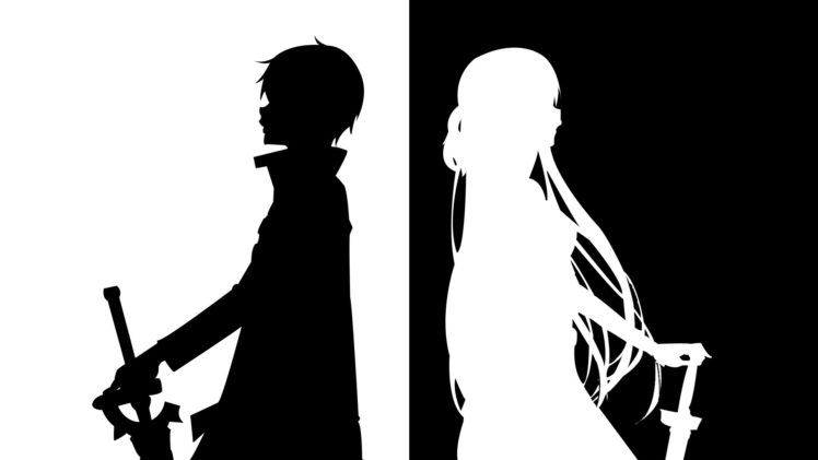 Sword Art Online, Anime, Kirigaya Kazuto, Yuuki Asuna HD Wallpaper Desktop Background