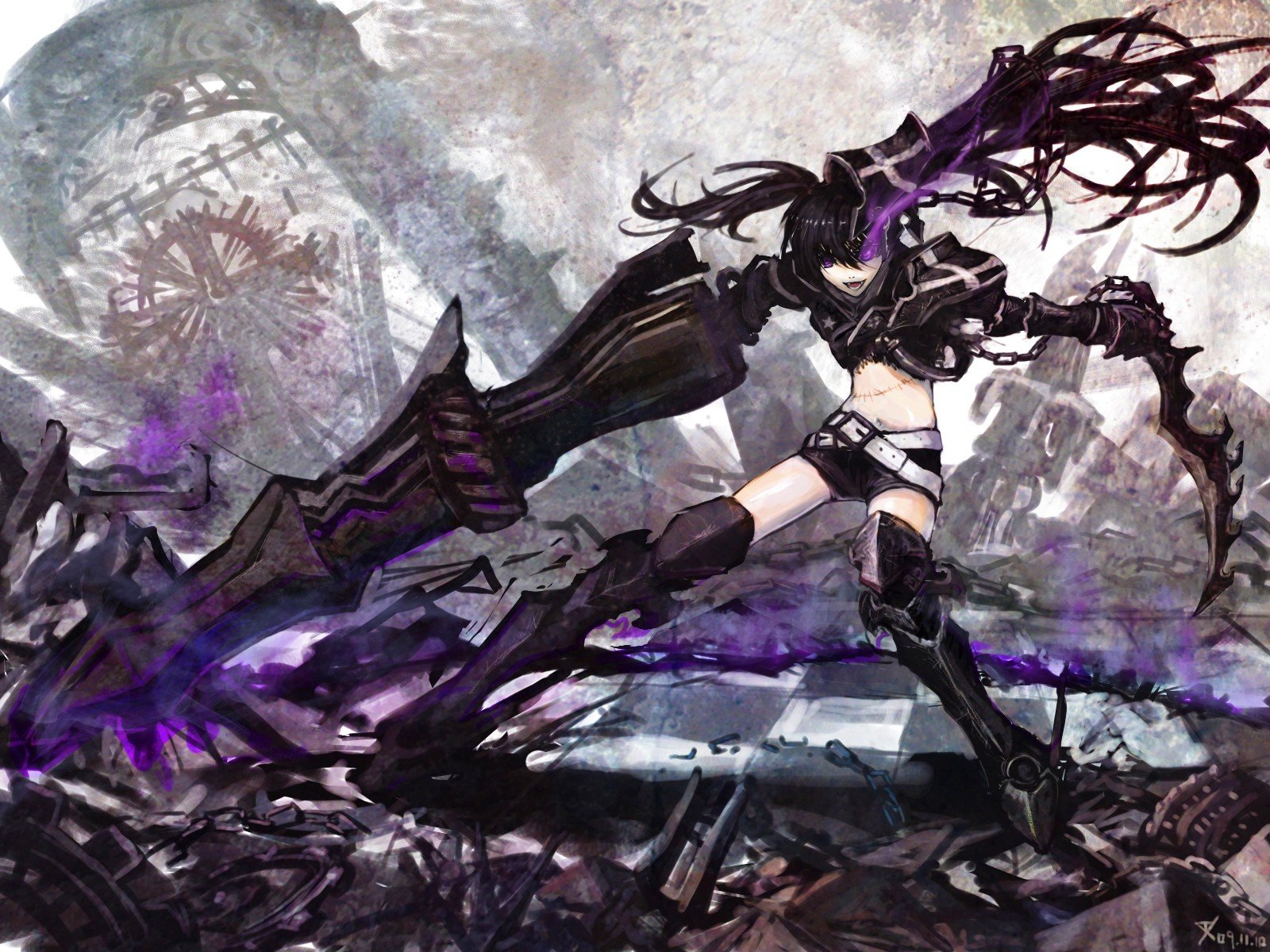 Black Rock Shooter Wallpaper