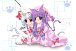 anime, Anime girls, Touhou, Patchouli Knowledge, Remilia Scarlet
