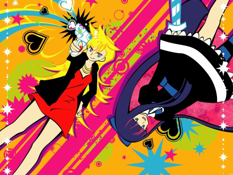 anime, Panty and Stocking with Garterbelt, Anarchy Panty, Anarchy Stocking HD Wallpaper Desktop Background