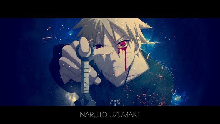 Naruto Shippuuden, Uzumaki Naruto, Sharingan HD Wallpaper Desktop Background