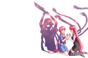 Elfen Lied, Lucy, Anime girls, Anime, Gasai Yuno, Redhead, Mirai Nikki