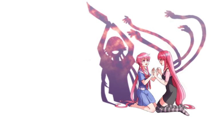 Elfen Lied, Lucy, Anime girls, Anime, Gasai Yuno, Redhead, Mirai Nikki HD Wallpaper Desktop Background