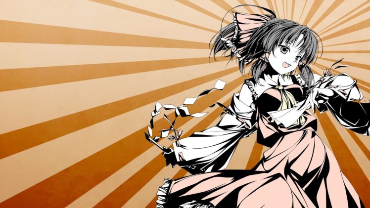 anime, Touhou, Hakurei Reimu HD Wallpaper Desktop Background