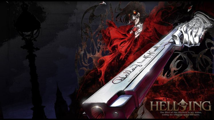 Hellsing, Alucard, Pistol, Vampires HD Wallpaper Desktop Background