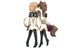 lesbians, Anime girls, Nekomimi, Original characters
