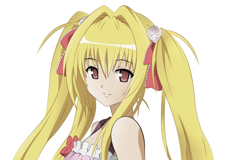 To Love ru, Anime girls, Blonde, Twintails HD Wallpaper Desktop Background