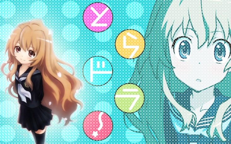 Toradora!, Aisaka Taiga, School uniform, Anime HD Wallpaper Desktop Background