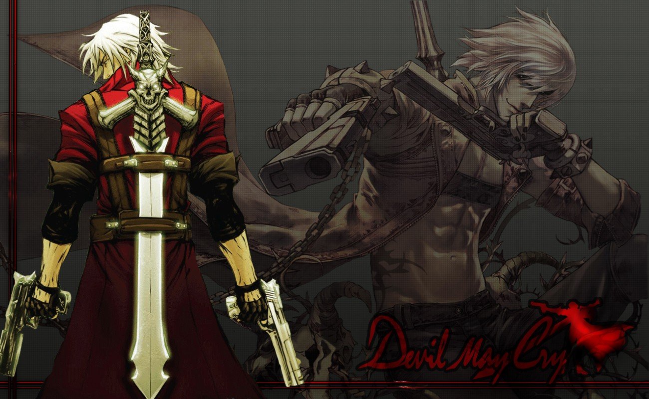Devil May Cry, DmC: Devil May Cry, Dante, Sword, Gun, Demon, Anime Wallpaper