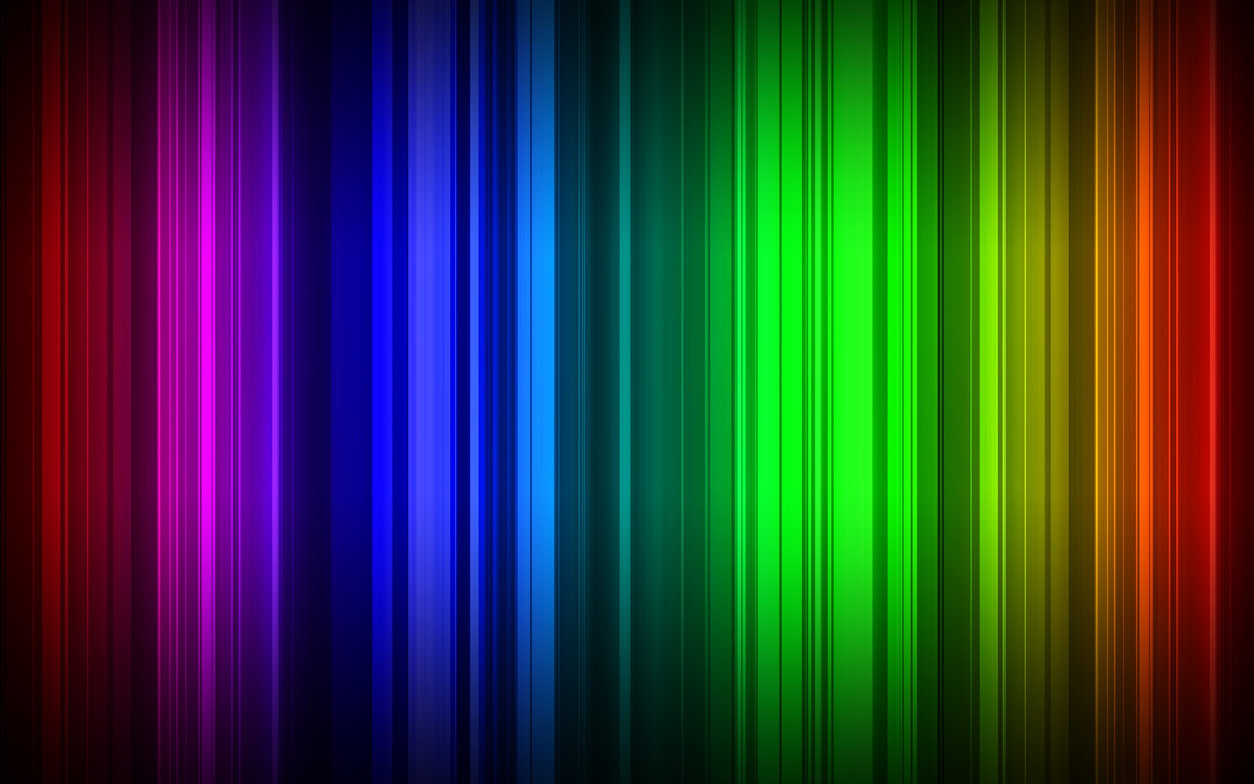 rainbow, Lines Wallpaper