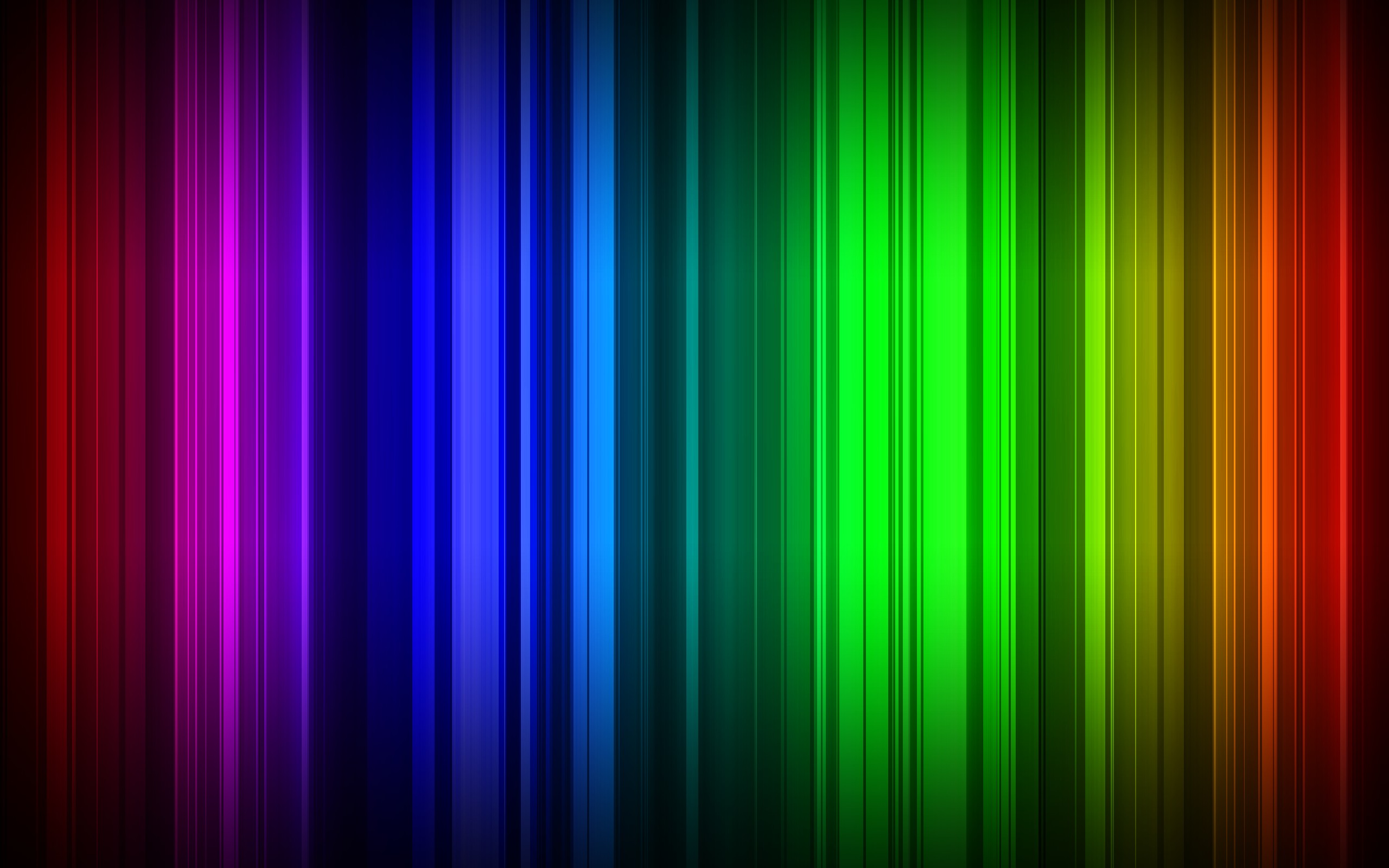 rainbow, Lines Wallpaper