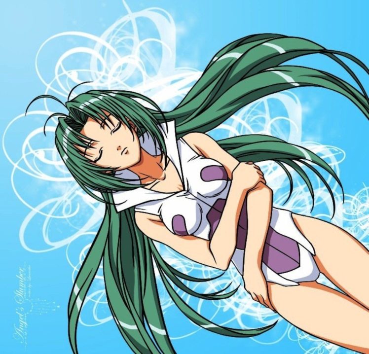 anime, Anime girls, Green hair HD Wallpaper Desktop Background