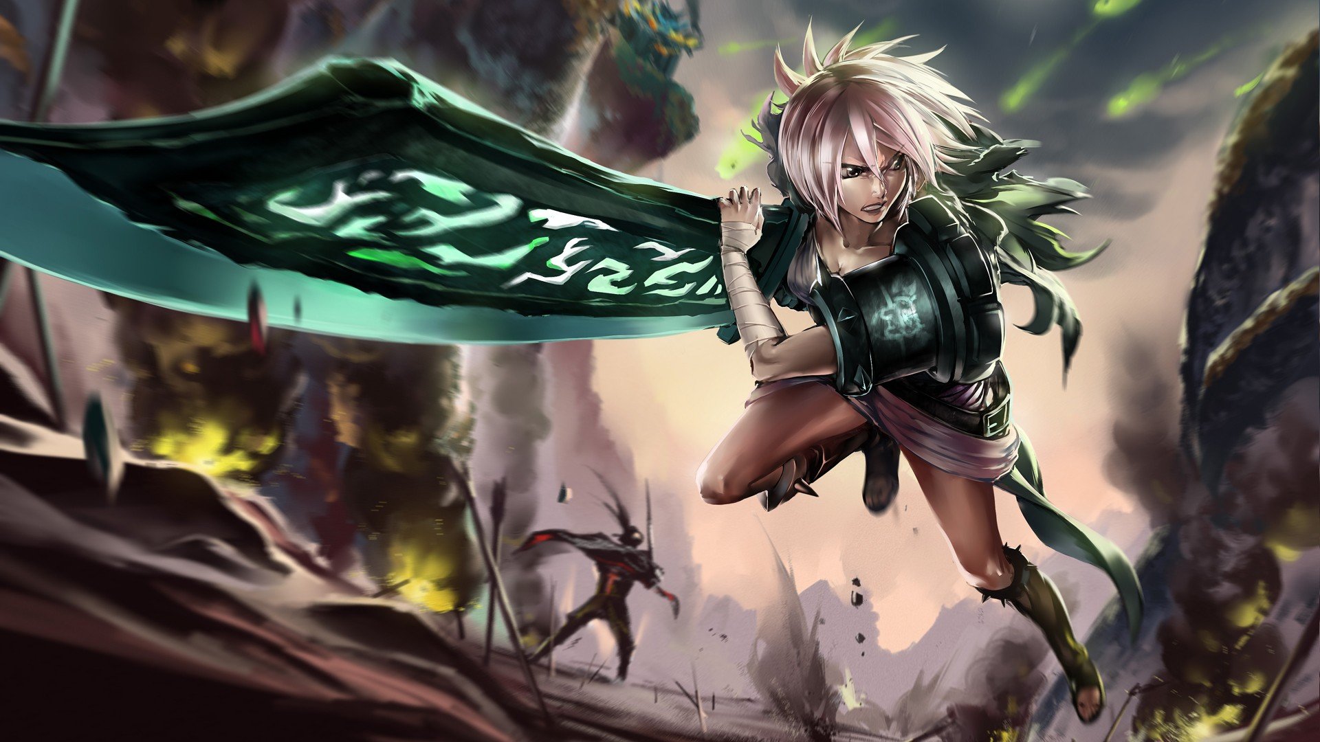 League Of Legends Video Games Riven Wallpapers Hd Desktop And Mobile Backgrounds 