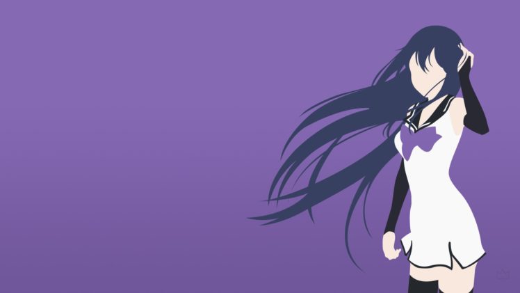 Gokukoku no Brynhildr, Neko Kuroha, Vectors, Anime vectors HD Wallpaper Desktop Background