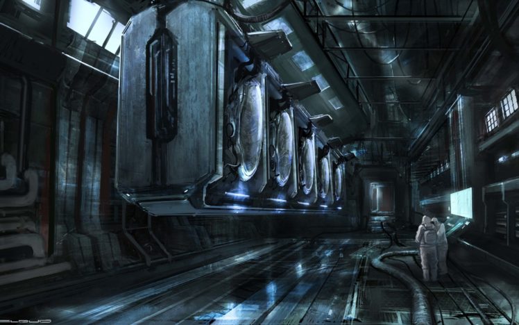 sci fi, Futuristic, Spaceship HD Wallpaper Desktop Background
